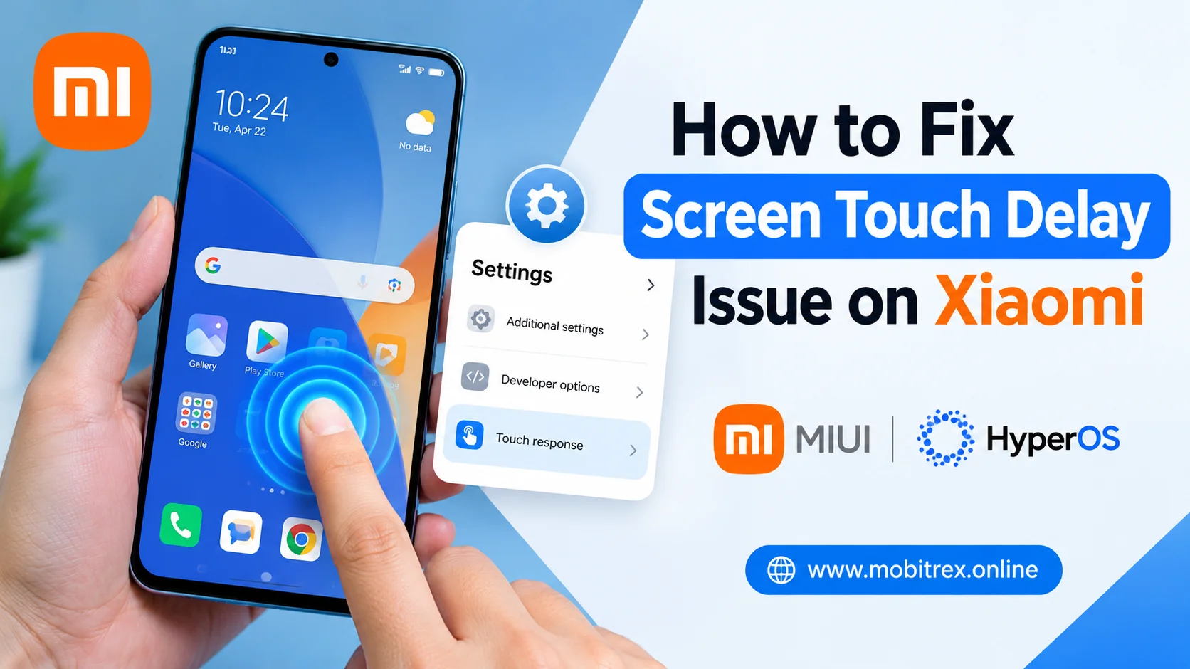 How to fix screen touch delay issue on Xiaomi phone
